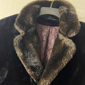 Vintage Borgazia Fashion Faux Fur Coat